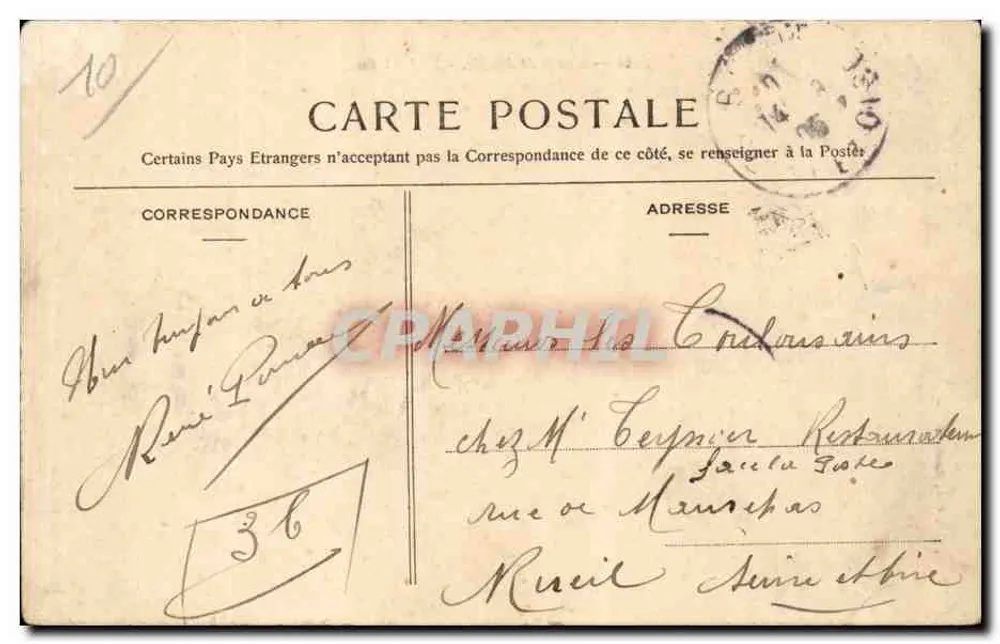 Camp de Mailly — Escolas a Fogo — Pavie, fot.-edit., Beauvais - Verso