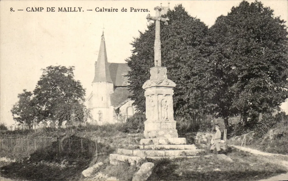 Camp de Mailly — Calvaire de Pavres — Verlag unbekannt, n°8 - Vorderseite