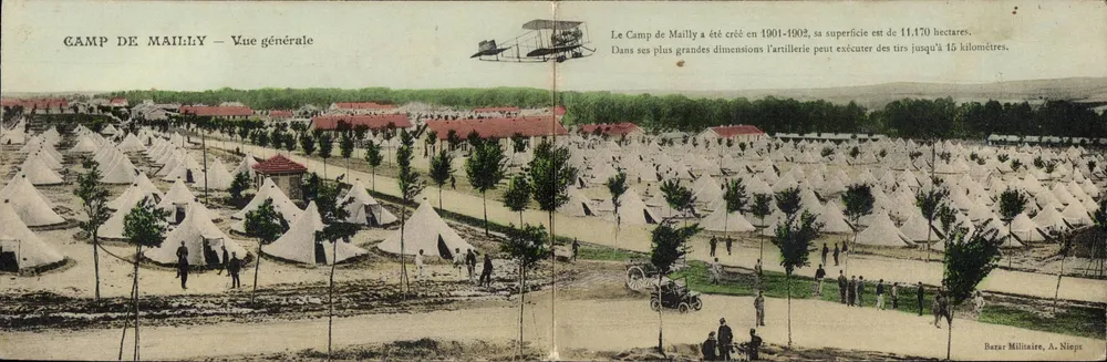 Camp de Mailly — Allgemeiner Blick — Baras Militaire, A. Niepce - Vorderseite