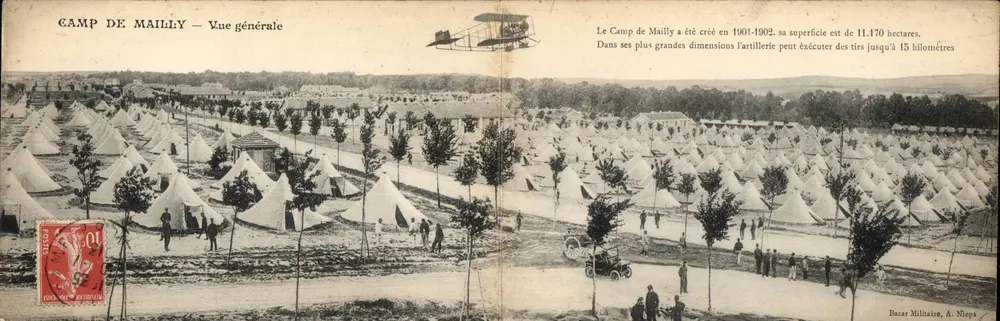 Camp de Mailly — Allgemeiner Blick — Bazaz Militaire, A. Niepa - Vorderseite