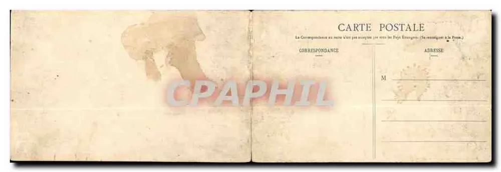 Campo de Mailly — Vista geral — Librairie Militaire Gourcy, Campo de Châlons - Verso