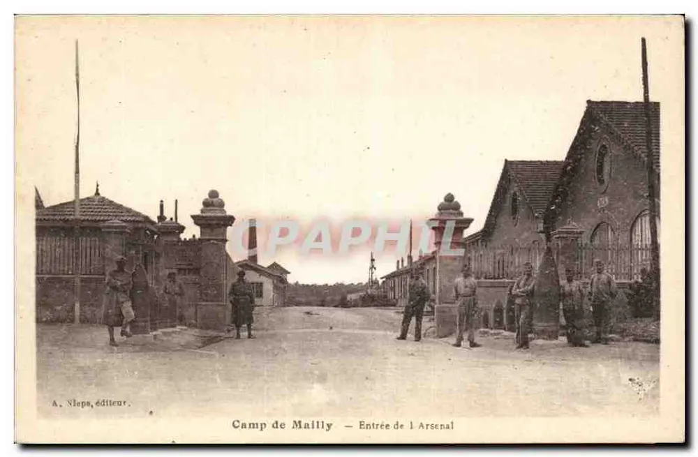 Camp de Mailly — Eingang zum Arsenal — A. Nlepa, Verlag - Vorderseite