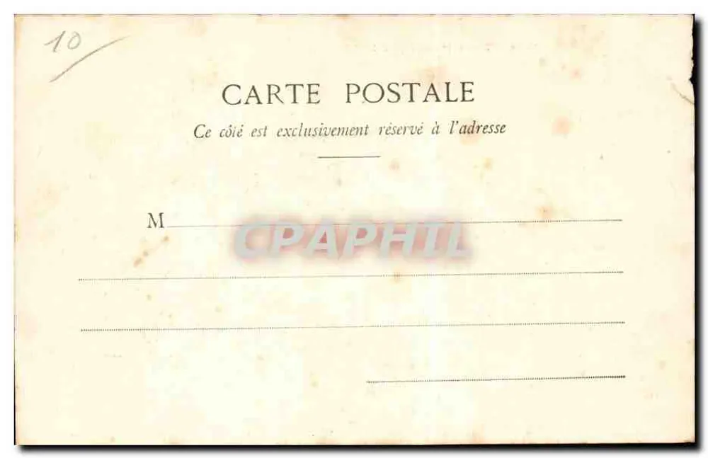 Camp de Mailly — Kirche von Trouan-le-Grand (12. Jahrhundert) — Militär-Buchhandlung Gobila, Nr. 9 - Rückseite