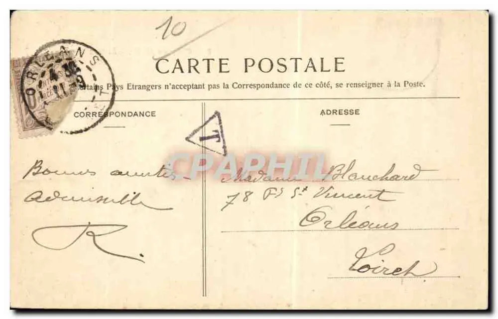 Campamento de Mailly — Escuelas en Llamas — La Forge — Tavie, fot. ed. Beauvais - Reverso