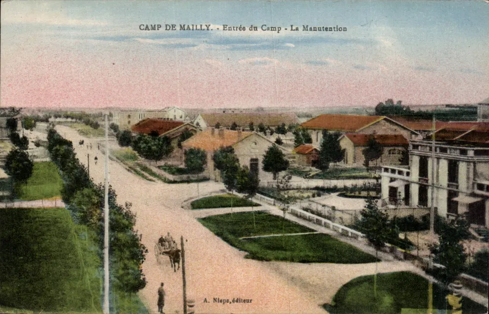 Camp de Maillé - Eingang zum Lager - Die Lagerung — A. Nleps, Verleger - Vorderseite