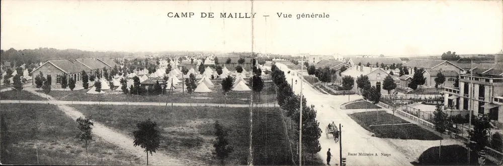 Camp de Maillé — Allgemeiner Blick — Militär-Bazar A Nièps - Vorderseite