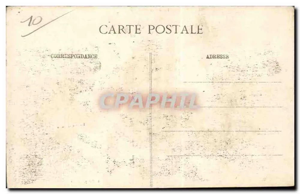 Mailly-le-Camp — Lembrança da Chaumière Champenoise e dos Lavoirs e tendas — A. Verry, editor - Verso