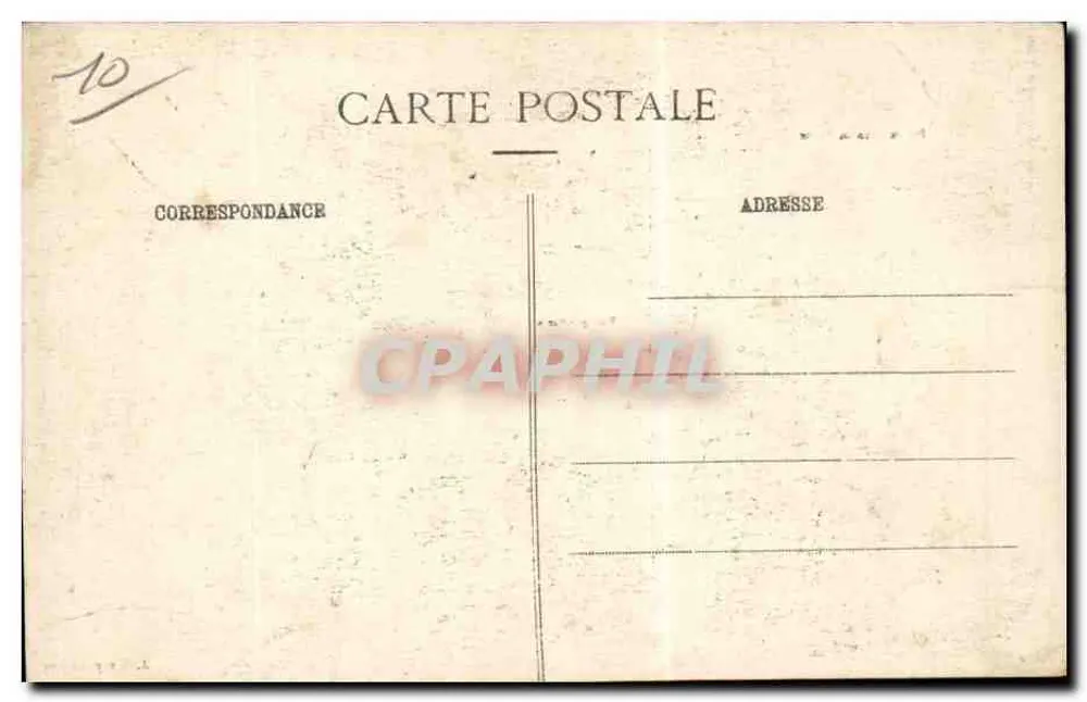 Descanso sob a Tenda — Vista Geral — De Mailly-le-Camp, editor A. Vercy - Verso