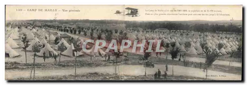 Camp de Mailly — Allgemeine Ansicht — Société d'Éditions Albin Michel, n° 1500 - Vorderseite