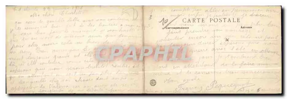 Camp de Mailly — Allgemeine Ansicht — Société d'Éditions Albin Michel, n° 1500 - Rückseite