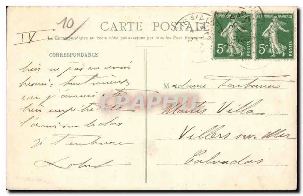 Lager von Mailly — Blick auf ein Lager — Gradassi-Reyer, Buchhändler-Verleger, in Arcis-sur-Aube - Rückseite