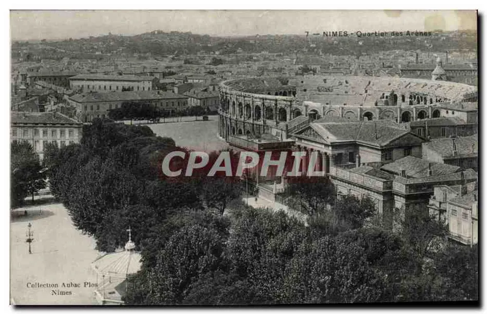 Nîmes — Bairro das Arênes — Coleção Aubac Plos - Frente