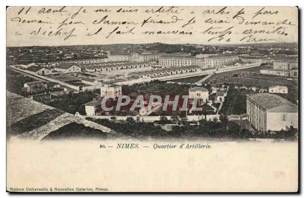 Nîmes — Bairro da Artilharia — Maison Universelle & Nouvelles Galeries, Nîmes. - Frente