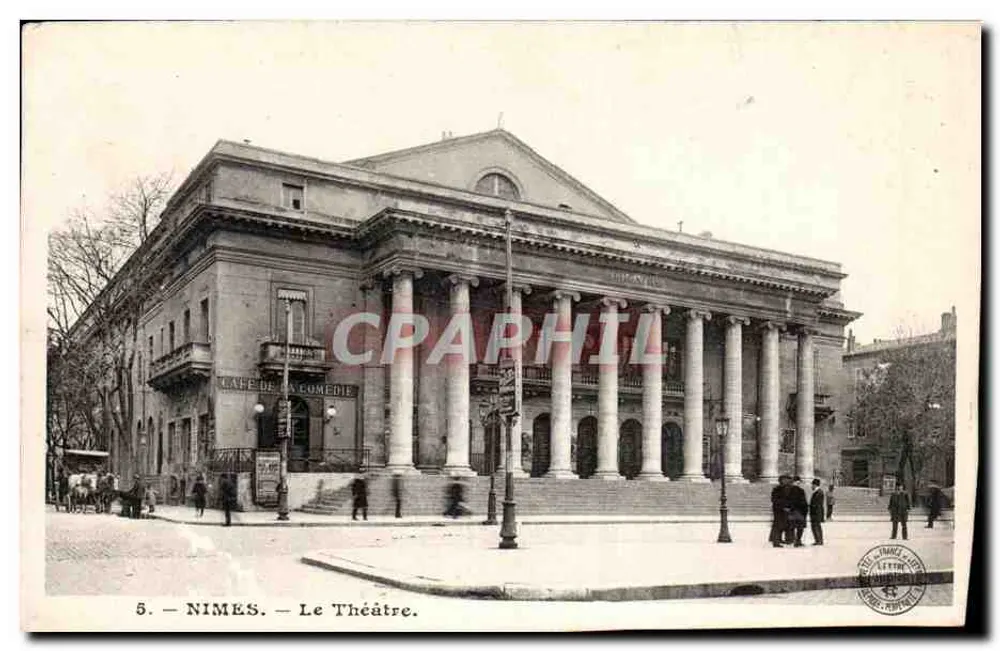 निम्स — थिएटर — कैफे डी ला कॉमेडी - आगे