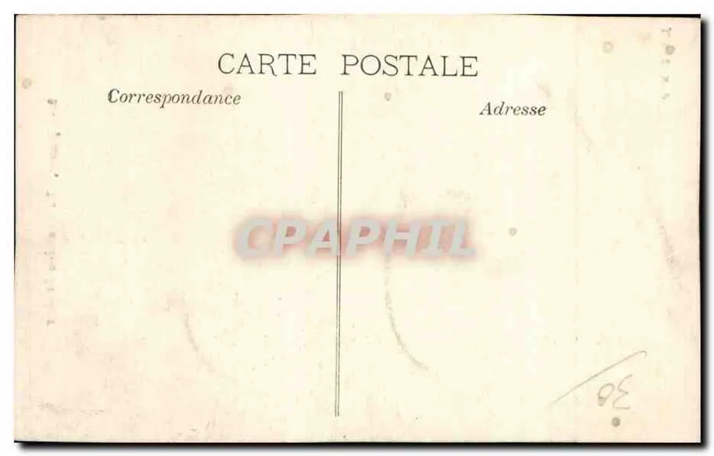 Nîmes, A Fonte Pradier — editor J. Fene — número de série 8 - Verso