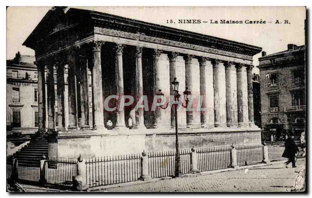 Nîmes — A Maison Carrée — A. R. — n°15 - Frente
