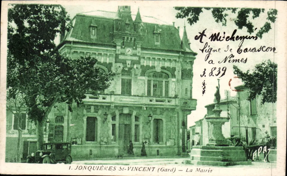 Jonquières-St-Vincent (Gard) — A Prefeitura - Frente