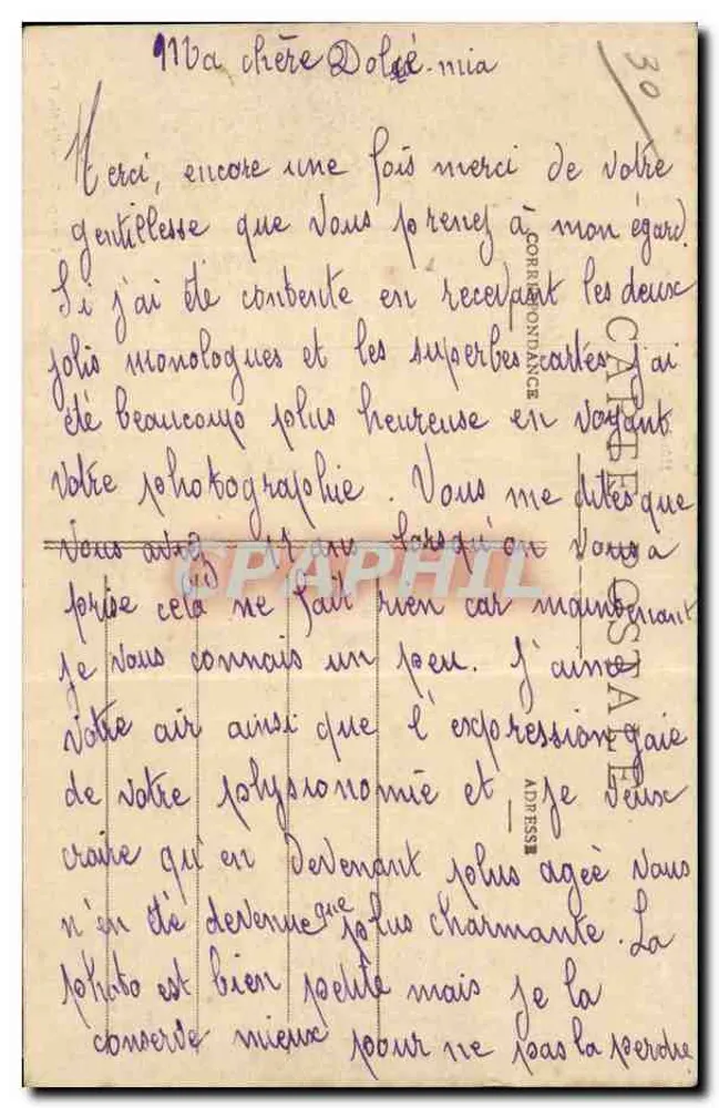 Uzès — Palácio Municipal — Departamento de Polícia — editor: Livraria G. Gally, Uzès - Verso