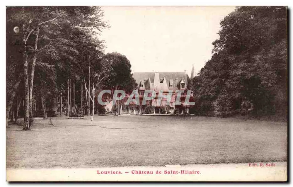 Louvières — Schloss Saint-Hilaire — Edit. R. Sellis - Vorderseite