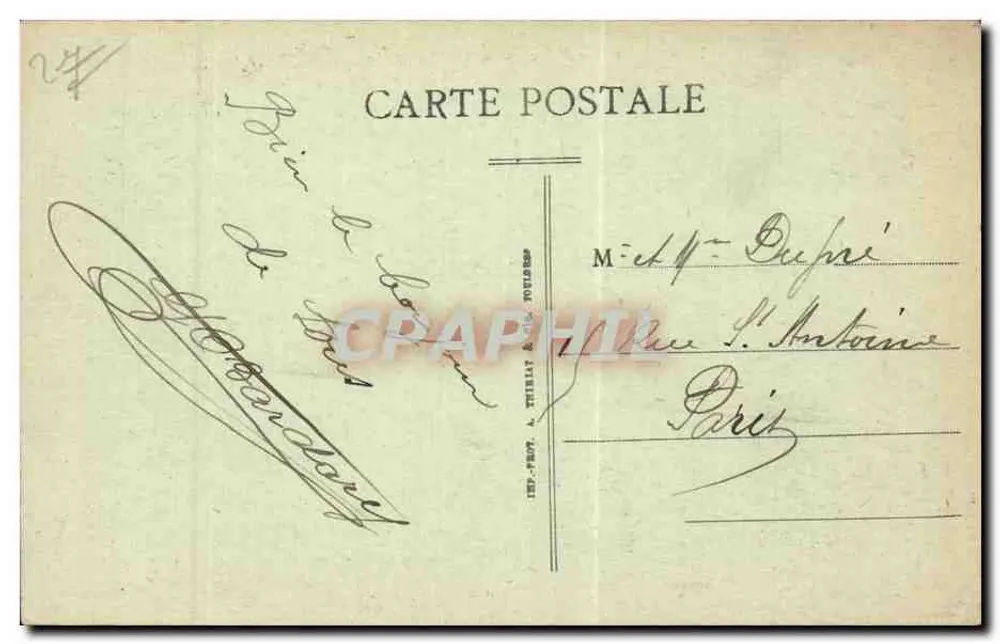 Louviers — Igreja de Nossa Senhora — Edit. B. Barbier, Louviers - Verso