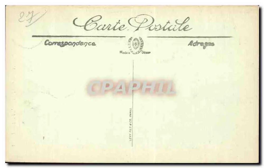 Louvières — Die Jungfrau und der Hauptaltar — LL - Rückseite