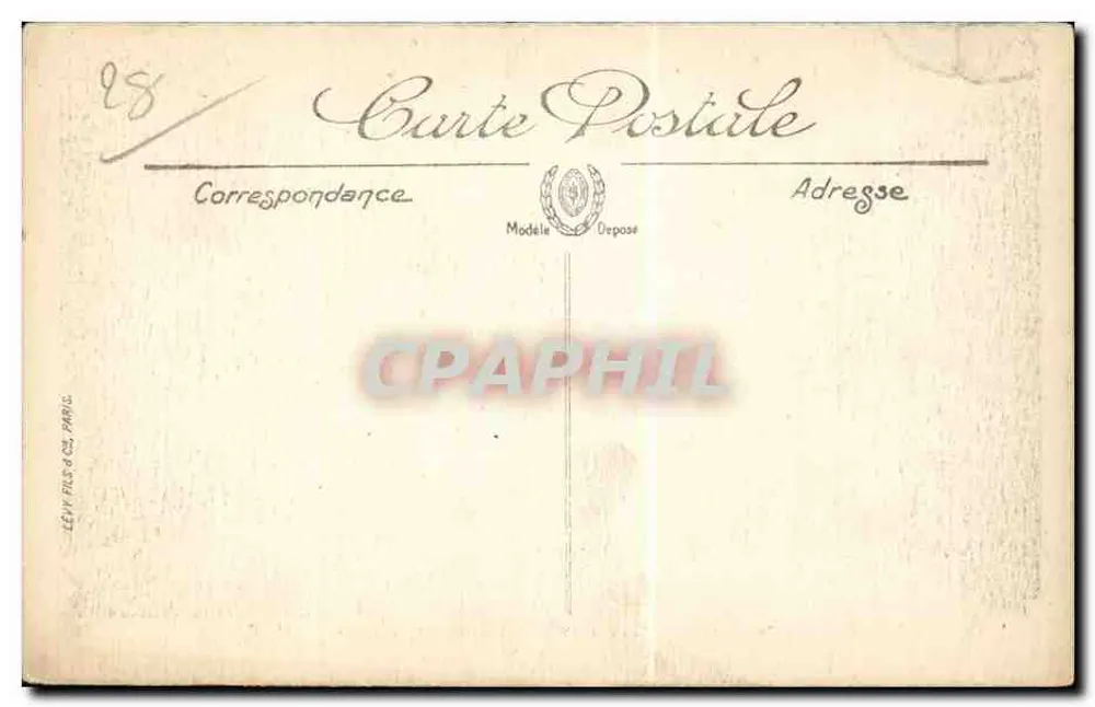 Dreux — Eingang zum Park und Pavillon Louis-Philippe — M. R. - Rückseite