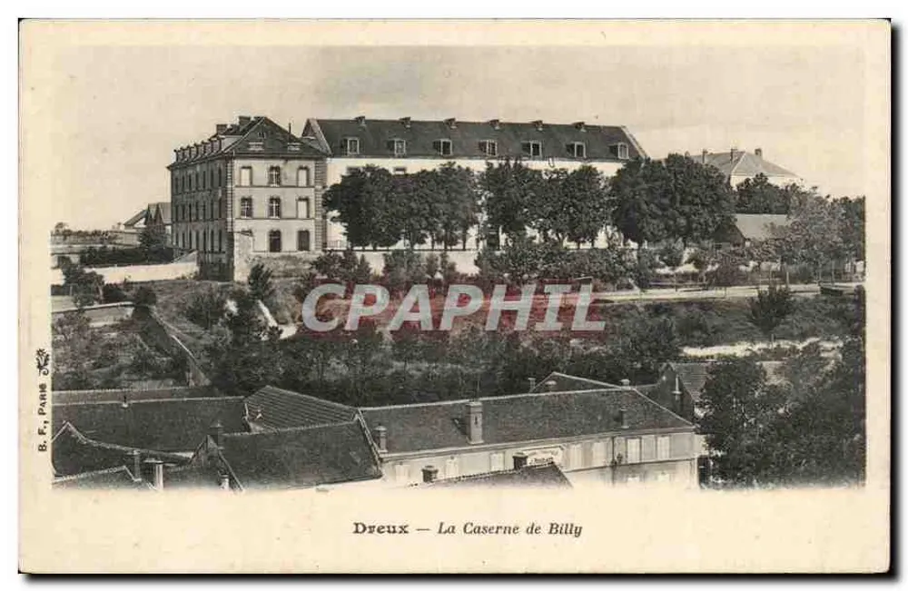 Dreux — Kaszarma Billy — B. F. Parne - Awers