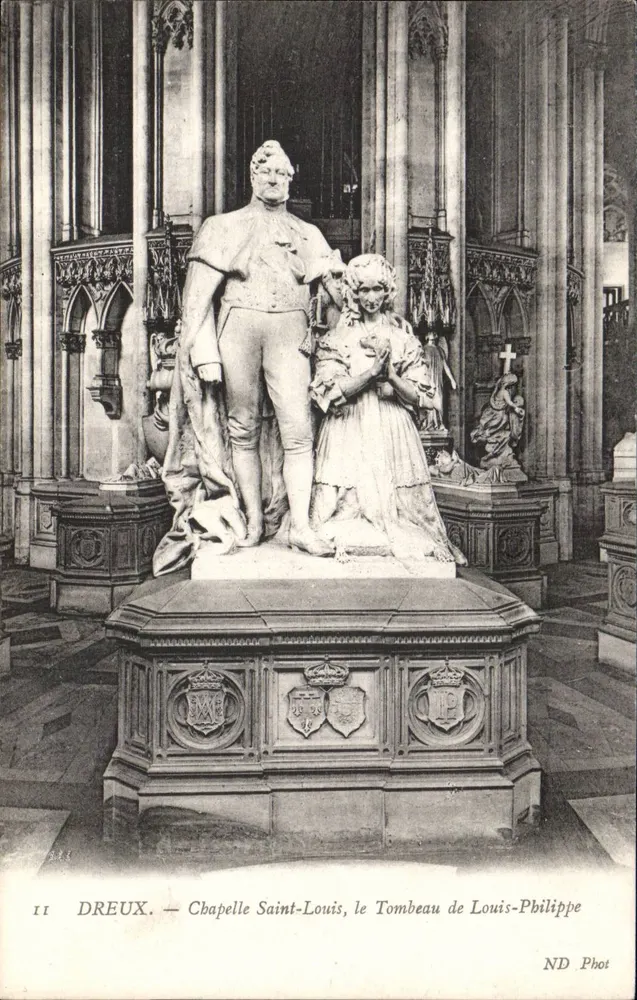 Dreux — Kapelle Saint-Louis, das Grab von Louis-Philippe — ND Phot - Vorderseite