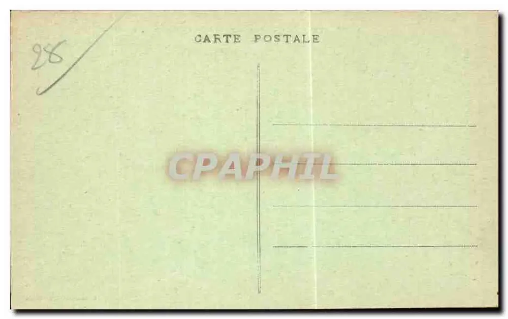 Dreux (E. et L.) - Eingang zum Park der Chapelle Saint-Louis — G. Foucault, Verlag, Dreux - Rückseite