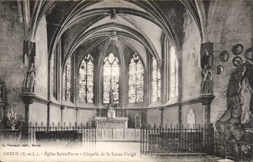 Dreux (E.-et-L.) — Kirche Saint-Pierre — Kapelle der Jungfrau Maria - Vorderseite