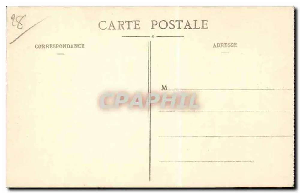 Dreux - Innenansicht der Kapelle Saint-Louis — Cl. Foucault, Verlag, Dreux, Nr. 40 - Rückseite