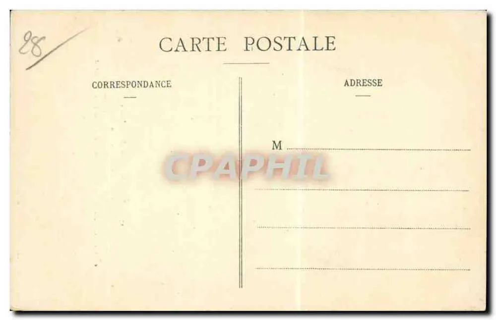Die Auferstehung — Glasfenster der Kapelle Saint-Louis — Ch. Foucault, Verlag, Dreux - Rückseite