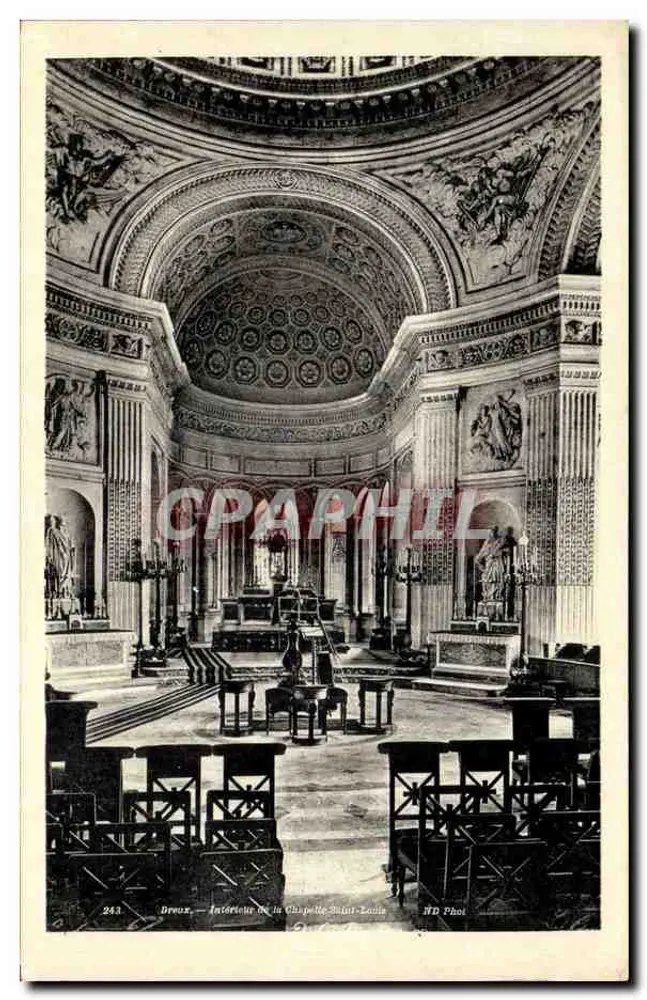 Dreux — Innenansicht der Kapelle Saint-Louis — ND Phot - Vorderseite