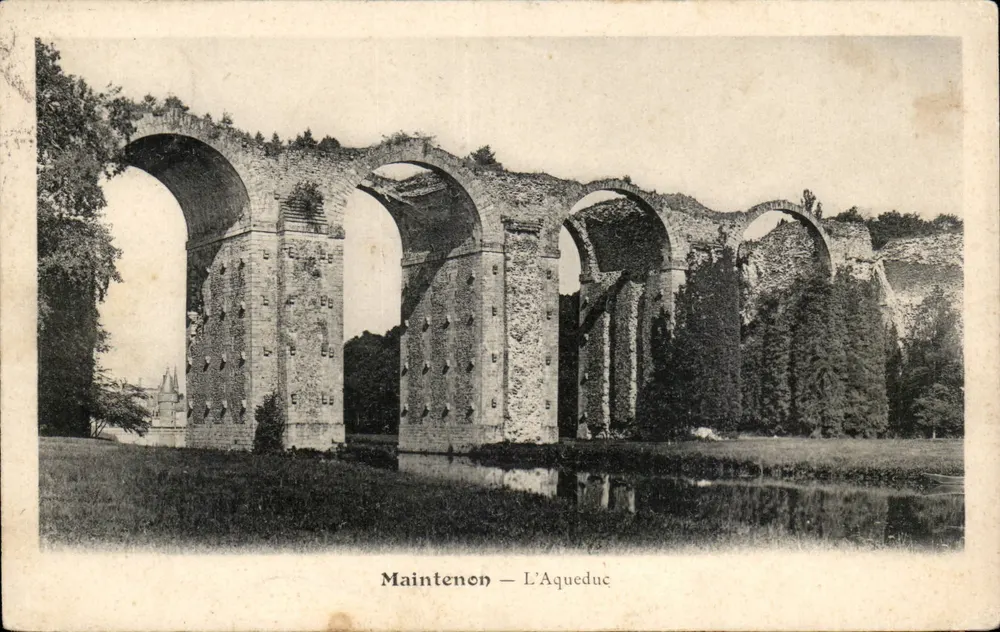 Maintenon — O Aqueduto — Editor não identificado, número de série não visível - Frente