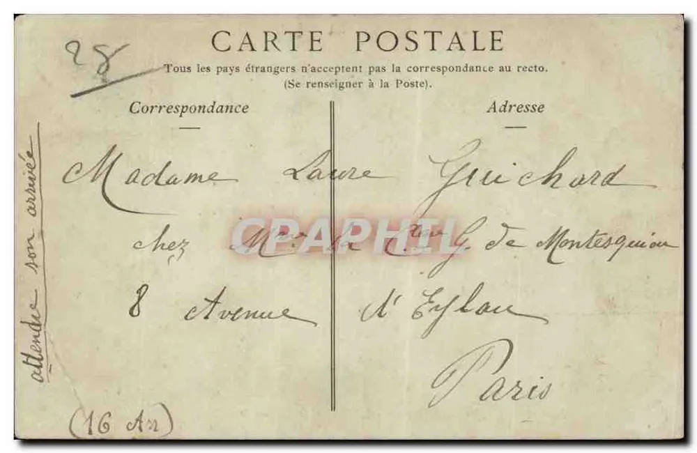 Environs de Chartres — O Castelo de Baronville — Collections ND. Fot. n°269 - Verso
