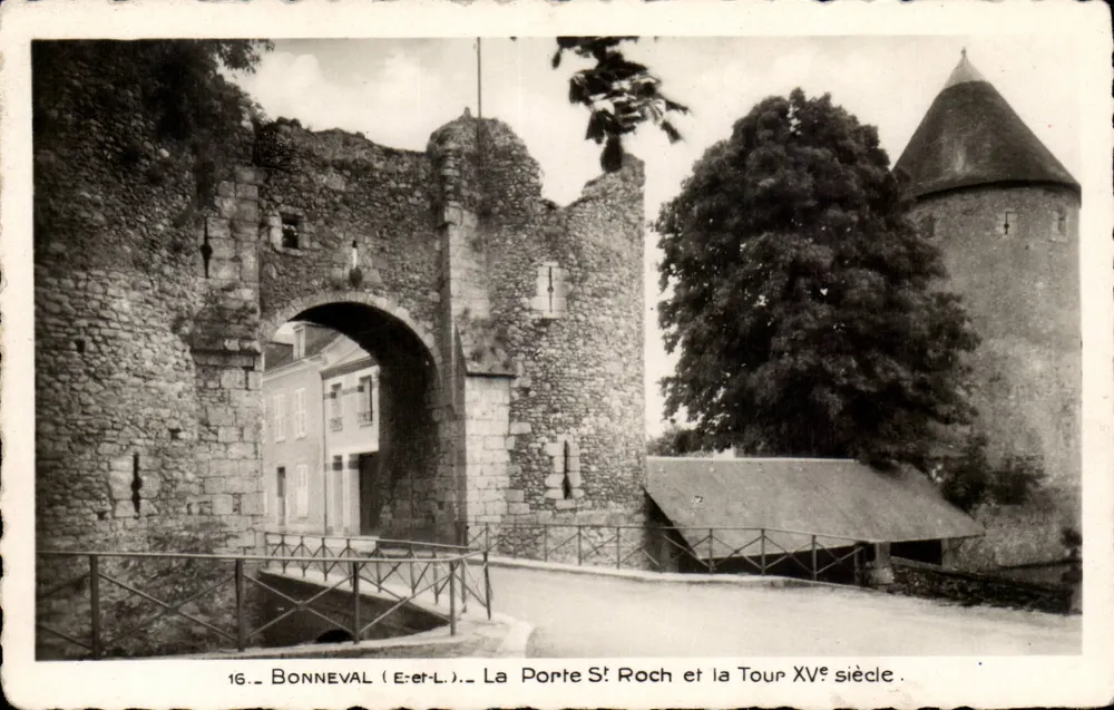 Bonneval (E.-et-L.) — La Porte Saint Roch und die Turm des 15. Jahrhunderts — Castillon-Ausgabe, Nr. 16 - Vorderseite