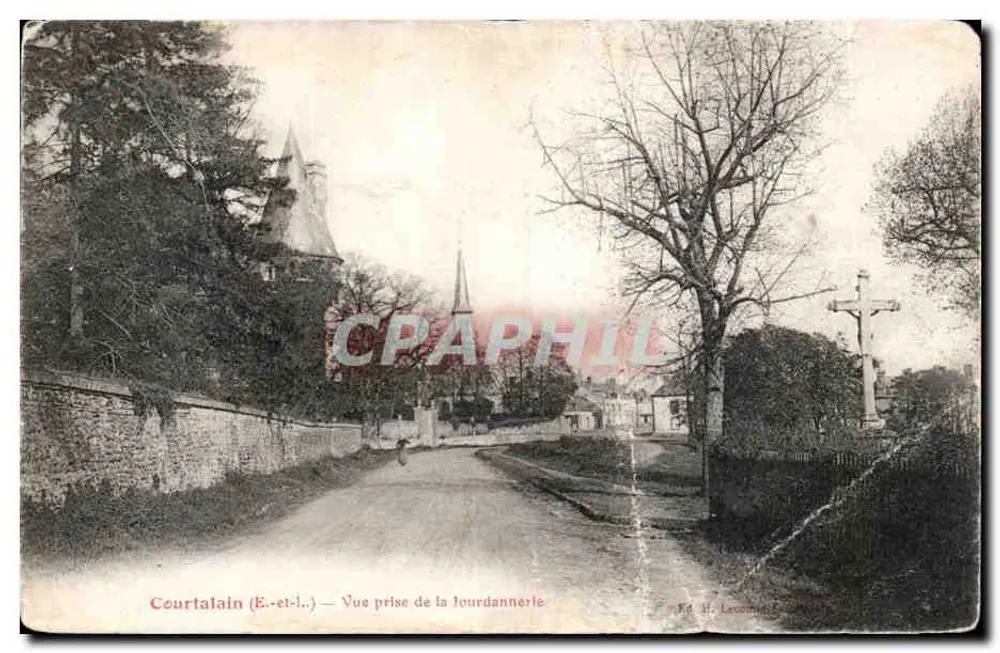 Courtalain (E.-et-l.) — Vue prise de la tourdannerie — Ed. H. Lecomte - Recto