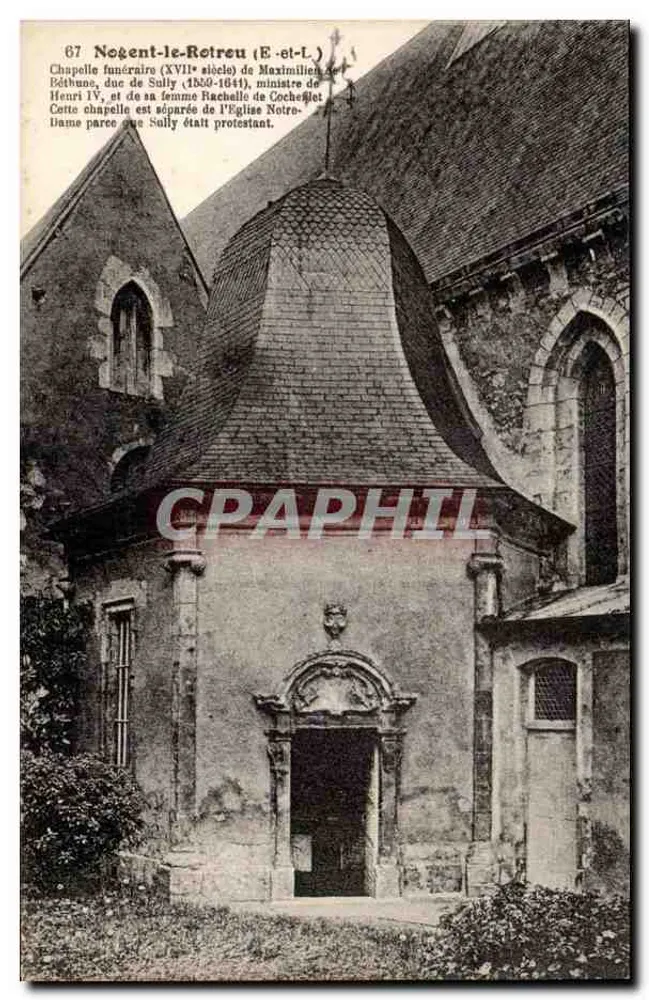 Capilla funeraria de Maximiliano de Bethune en Nogent-le-Rotrou — editor Ch. Chaudfray, n°67 - Anverso