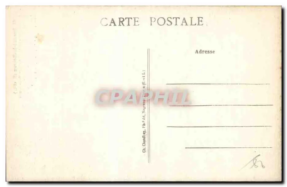 Capilla funeraria de Maximiliano de Bethune en Nogent-le-Rotrou — editor Ch. Chaudfray, n°67 - Reverso