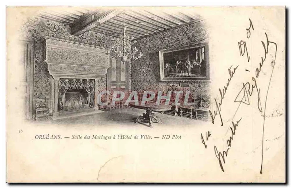 Orléans — Saal der Trauungen im Rathaus — ND Pbot - Vorderseite