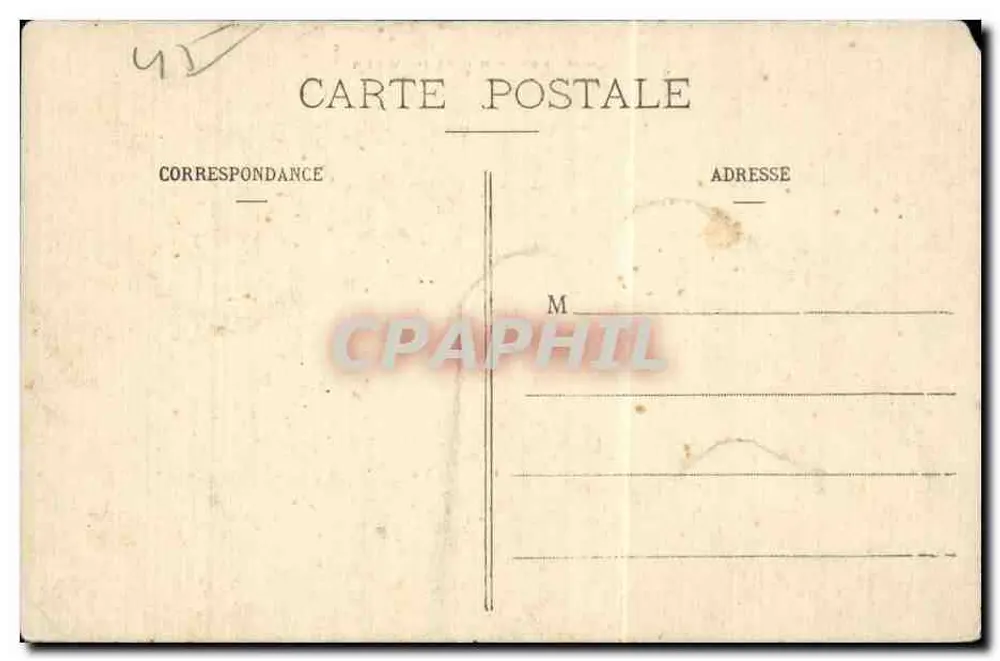 Orléans — Hotel de Ville — editor não identificado - Verso