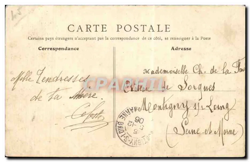 Orléans - Jeanne d'Arc, von Foyatier — Verlag B.F. Paris, n°8 - Rückseite