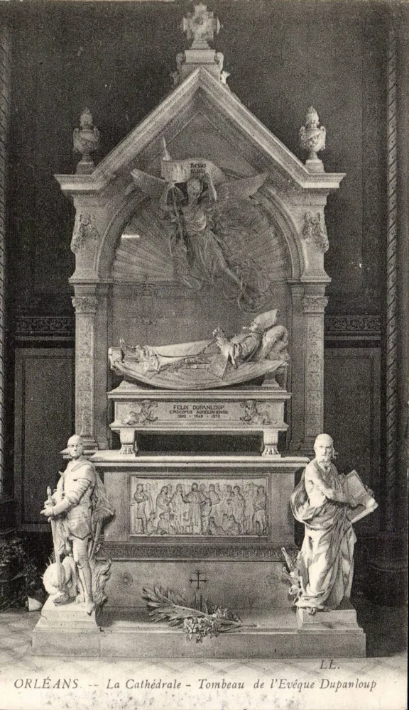 Orléans — Die Kathedrale — Grabmal des Bischofs Dupanloup — LL. - Vorderseite