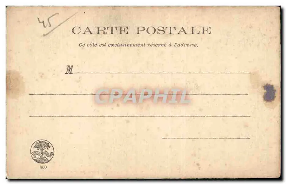 Le Puclau — nach einer Aquatinte von Jacob — Sammlung Ollé-Larue Mancel, Marrion (Brüssel) n°400 - Rückseite