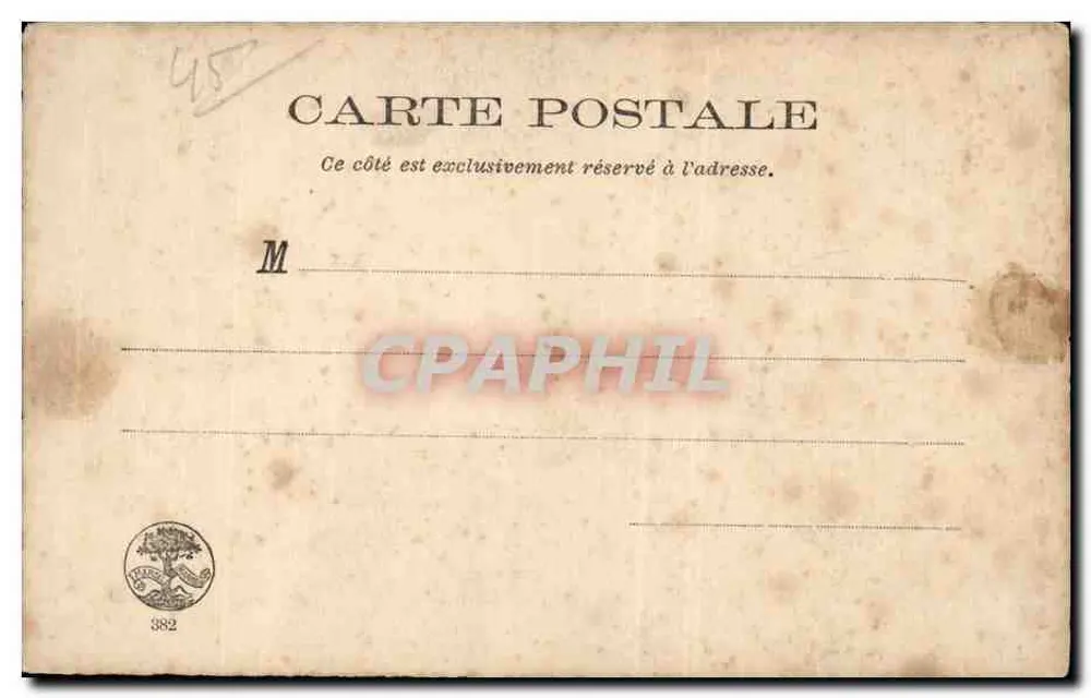 O Velho Orléans — Saint-Euverte, segundo J. Salmon — Coleção Charles Marcel Sablon (Moussy) - Verso