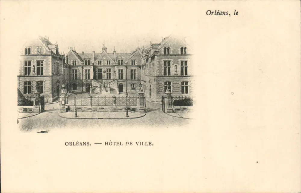 Orléans — Hotel de Ville — editor não visível - Frente