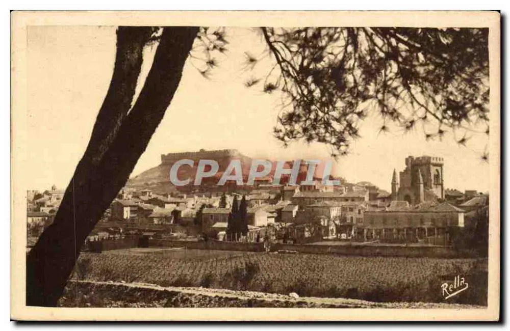 Villeneuve-lès-Avignon — Allgemeiner Blick und Festung Saint-André — Rella - Vorderseite