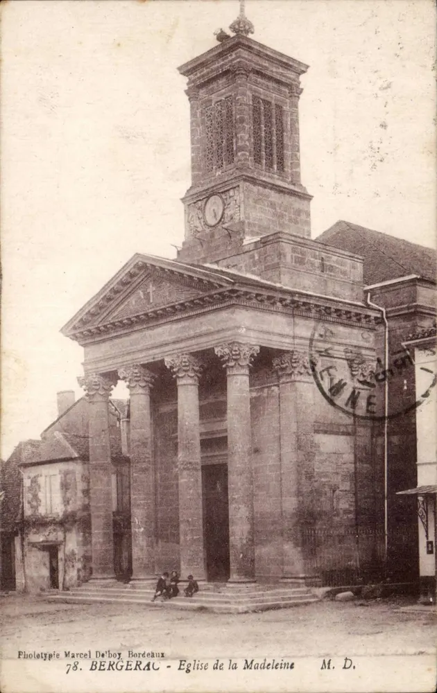 Bergerac - Igreja de Nossa Senhora da Redenção — Pholotypie Marcel De'boy Bordeaux, n°78 - Frente