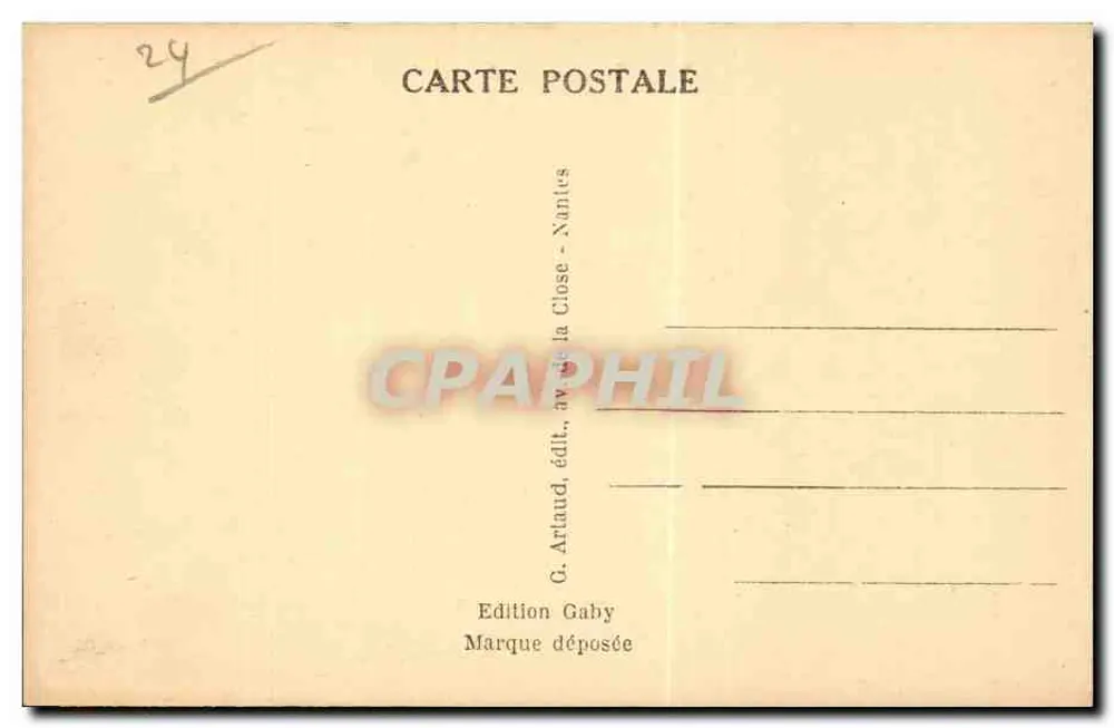 Bergerac — Katedra NMP — Wydawca Gaby, nr 4 - Rewers