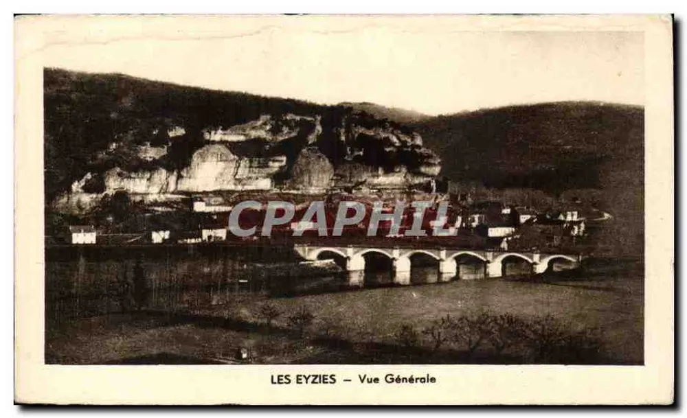 Les Eyzies — Allgemeiner Blick — Verlag: C. P. A. P H I L - Vorderseite